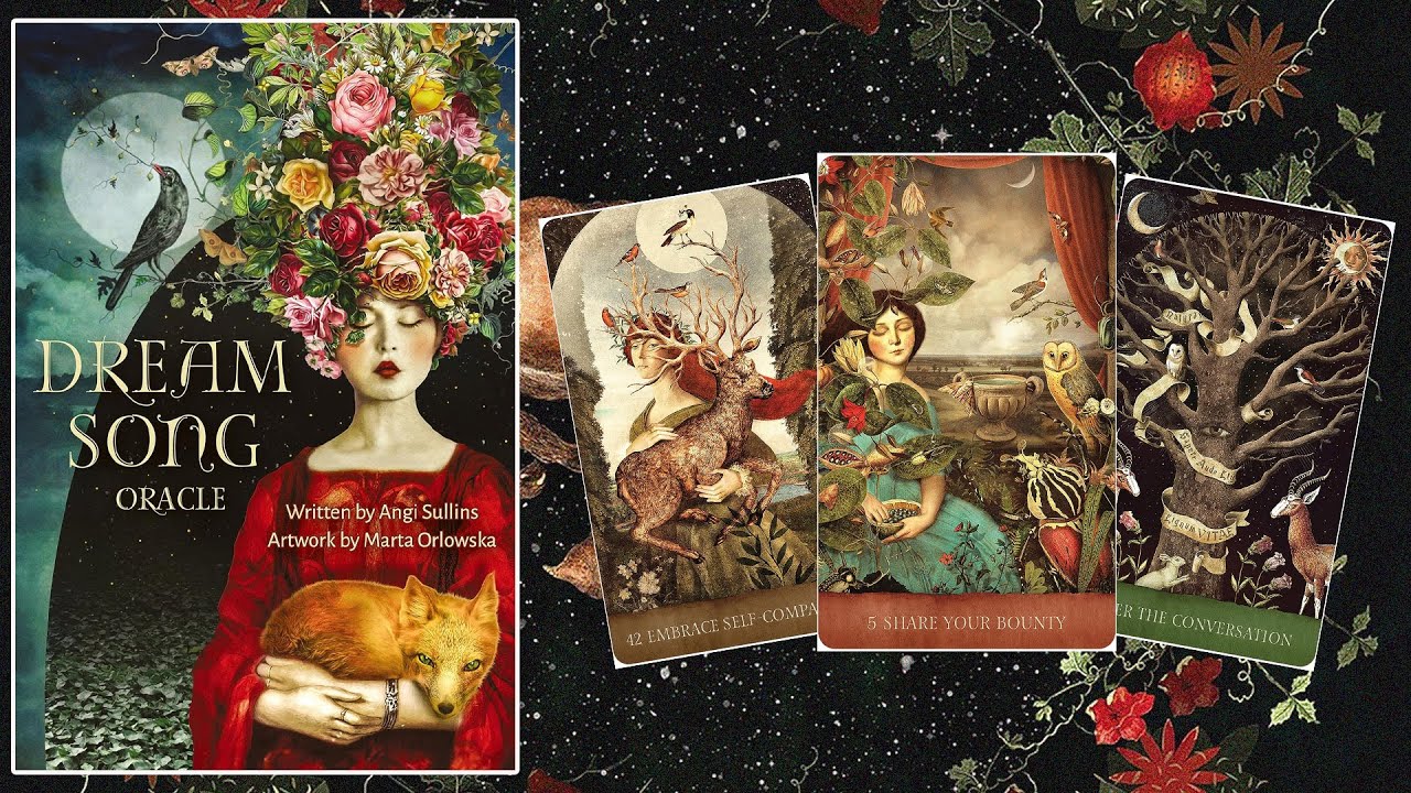 Dream Song Oracle by Angi Sullins & Marta Orlowska  | Flipthrough, Guidebook & Pairings