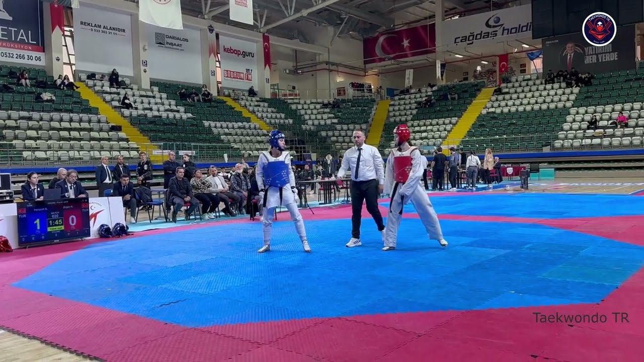 Aleyna Şenyurt  🔵 Huriye Nur Ergin 🔴 62kg Female Final 2024 Taekwondo Türkiye Şamipiyonası #muğla