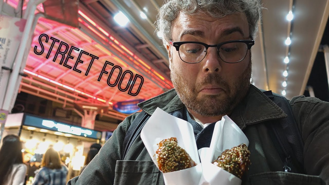 KOREAN STREET FOOD - Dongmun Night Market, Jeju Island South Korea