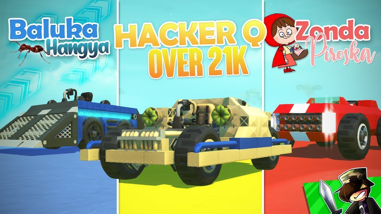 A HACKER IS BESZ&Aacute;LL a SZUM&Oacute;BA! - Q vs ZONDA vs BALUKA - Scrap Mechanic ⚡👊