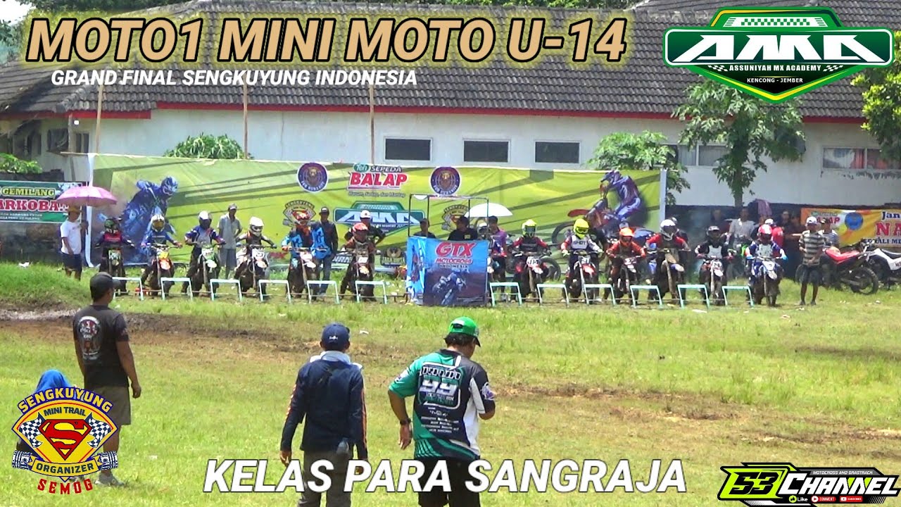 MOTO1 MINI MOTO U-14‼️ GRAND FINAL MINI TRAIL SENGKUYUNG INDONESIA ‼️ SIRCUIT LOJEJER JEMBER JATIM 