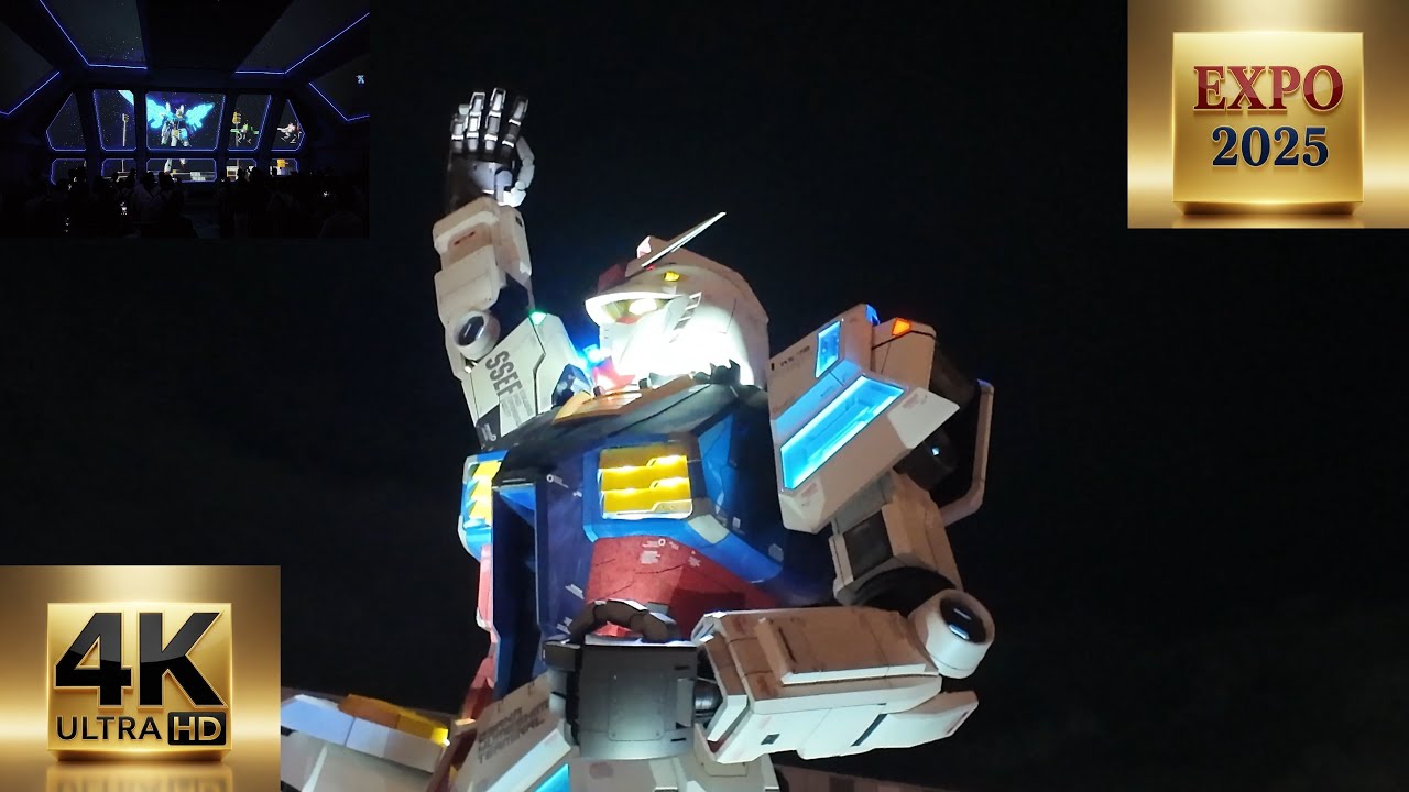【4K】【感動】ガンダムパビリオン(館)【解説付】【大阪万博2025】gundam pavilion expo 2025【GNFP】を徹底攻略！行けなかった方々の為、渾身の想いで作成！フル体験！
