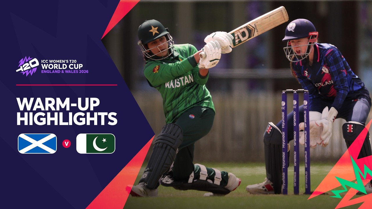 Scotland v Pakistan | Warm-up Match Highlights | Women's T20WC 2026