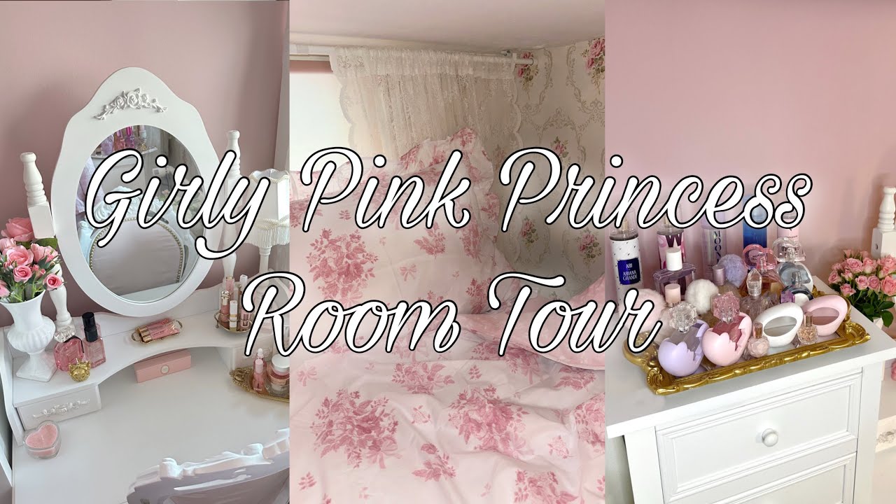 Girly Pink Princess Room Tour 🎀 In-depth Talkthrough ✨