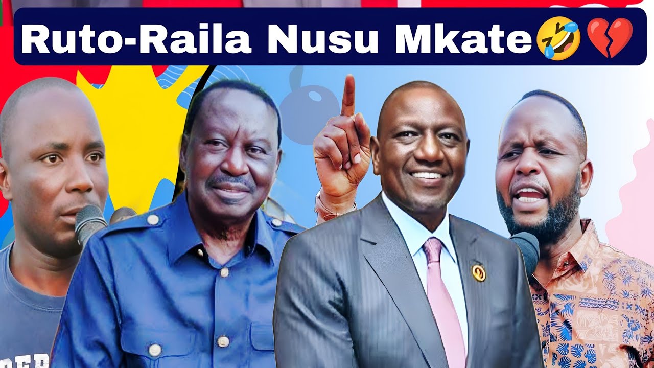 FINALLY NUSU MKATE IS HERE😂😂 AFTER RUTO-RAILA HANDSHAKE AND SIGNING AN M.O.U.