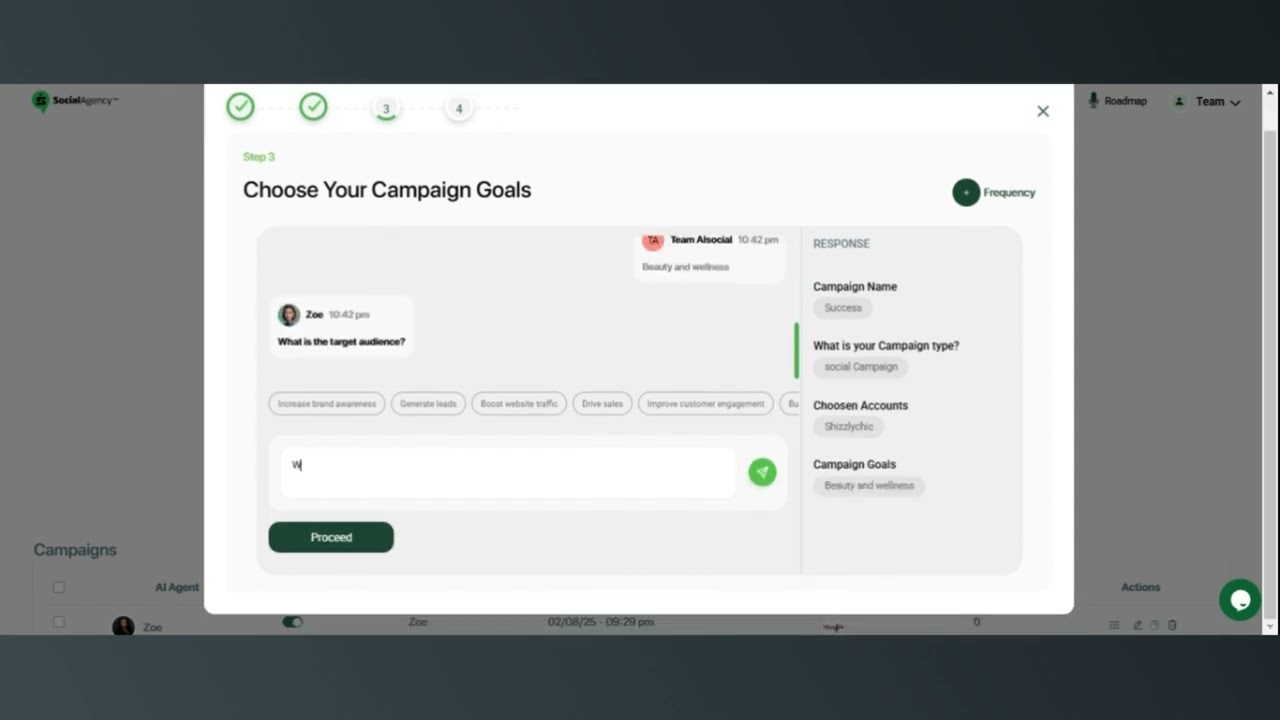 How to use the AI Social Agent