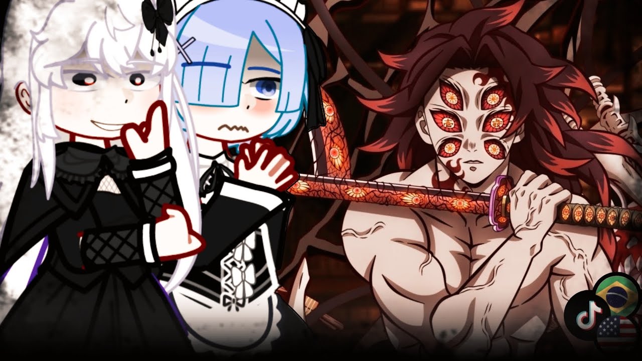 🇺🇲🇧🇷 Re:Zero React 🔥 Subaru as Kokushibo - Gacha React