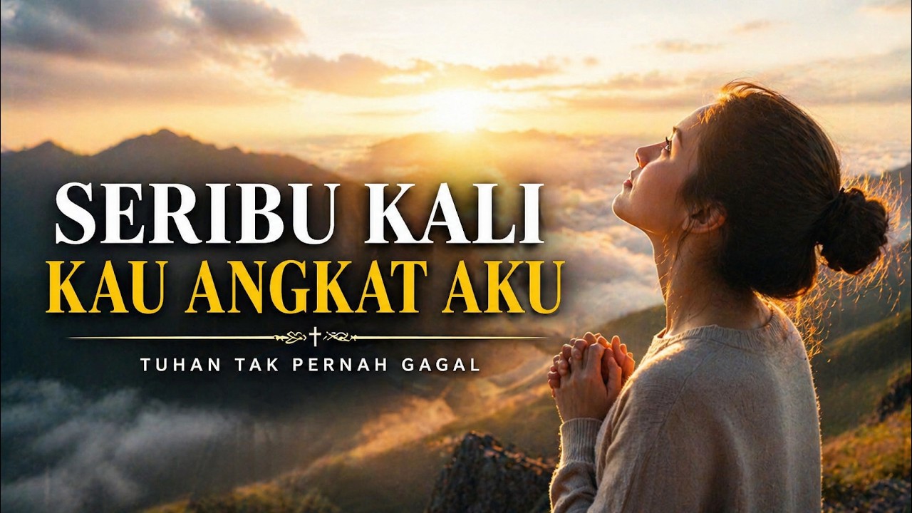 Seribu Kali Kau Angkat Aku – Saat Aku Jatuh, Tuhan Menolongku | Official Lyric Video