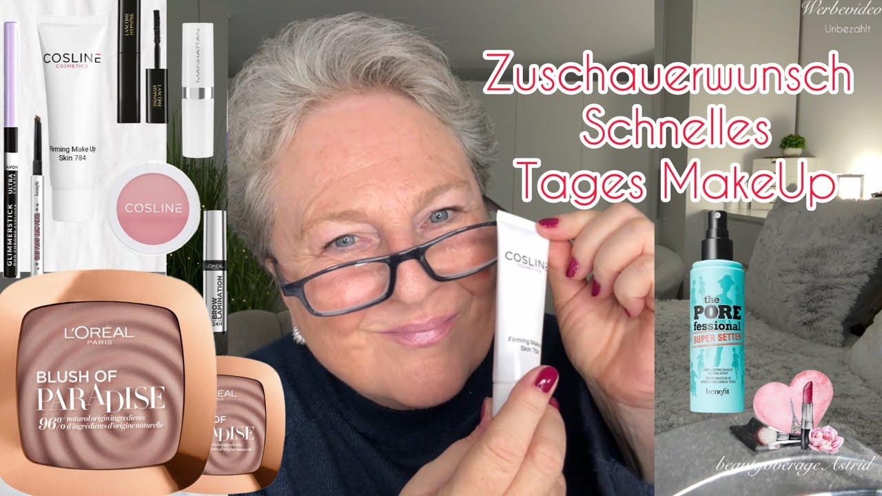 Schnelles Tages MakeUp | Zuschauerwunsch | beautyoverageAstrid #cosline 
