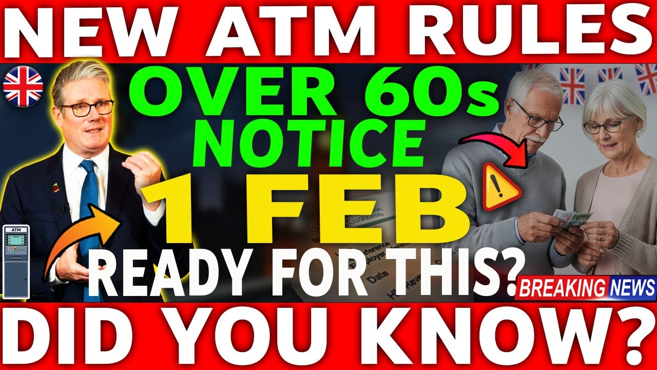ATM Cash Rule Changes Affecting Pensioners | February UK Update | Senior-Friendly Breakdown