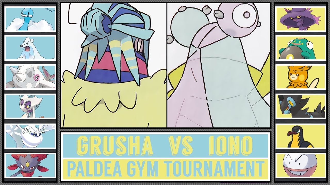 GRUSHA vs IONO | Pokémon Battle | Paldea Gym Tournament [Semifinal 2]