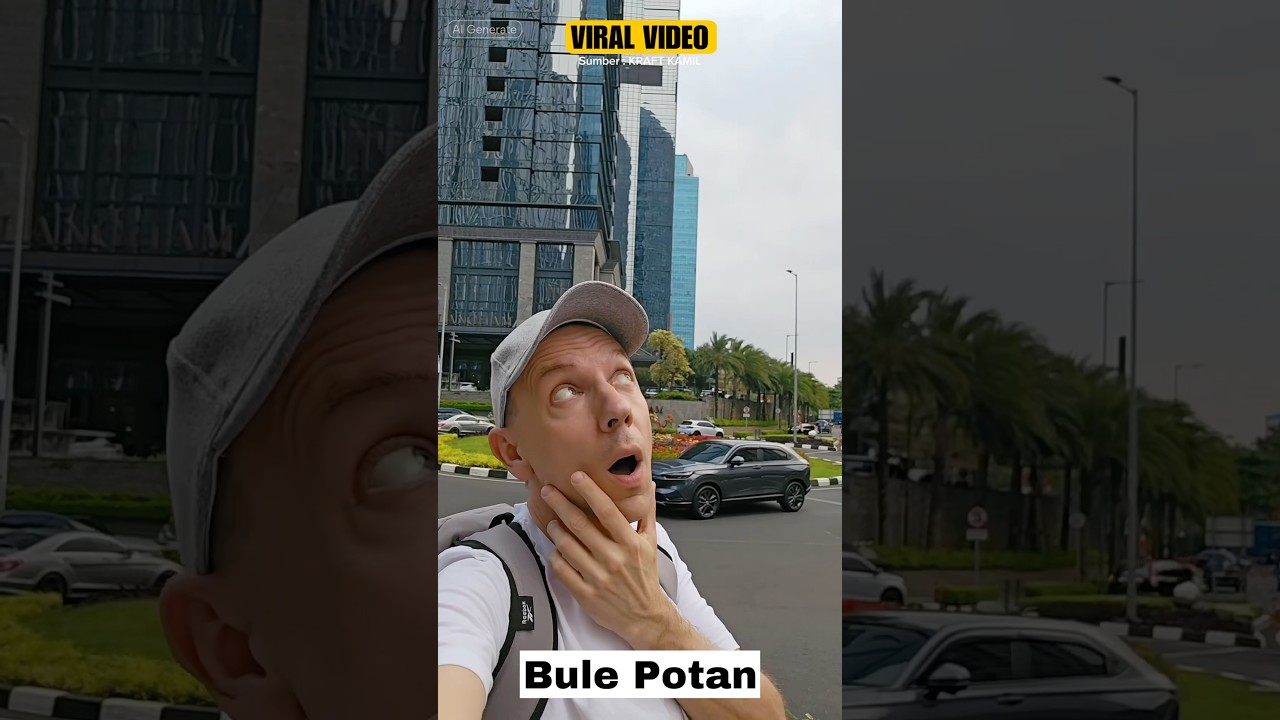 Reaksi bule ketika sampai di Jakarta 
