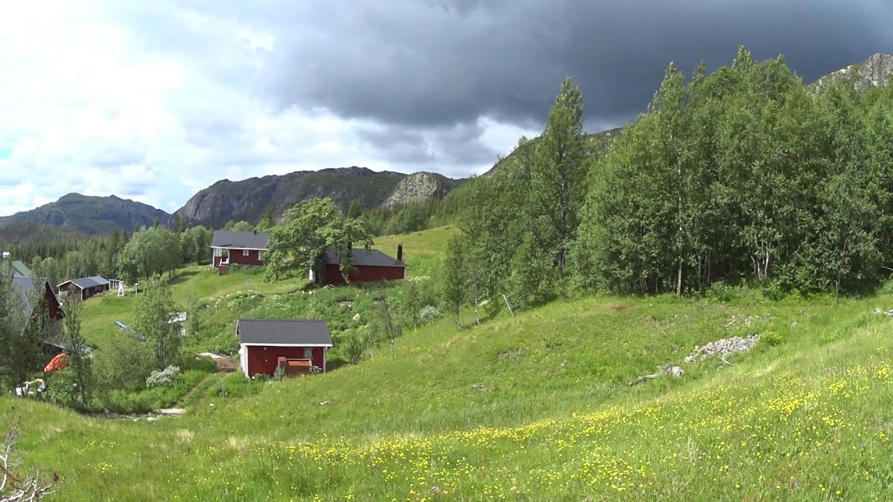 Almdalens fjällgård - vandring - fiske - midsommar 2016
