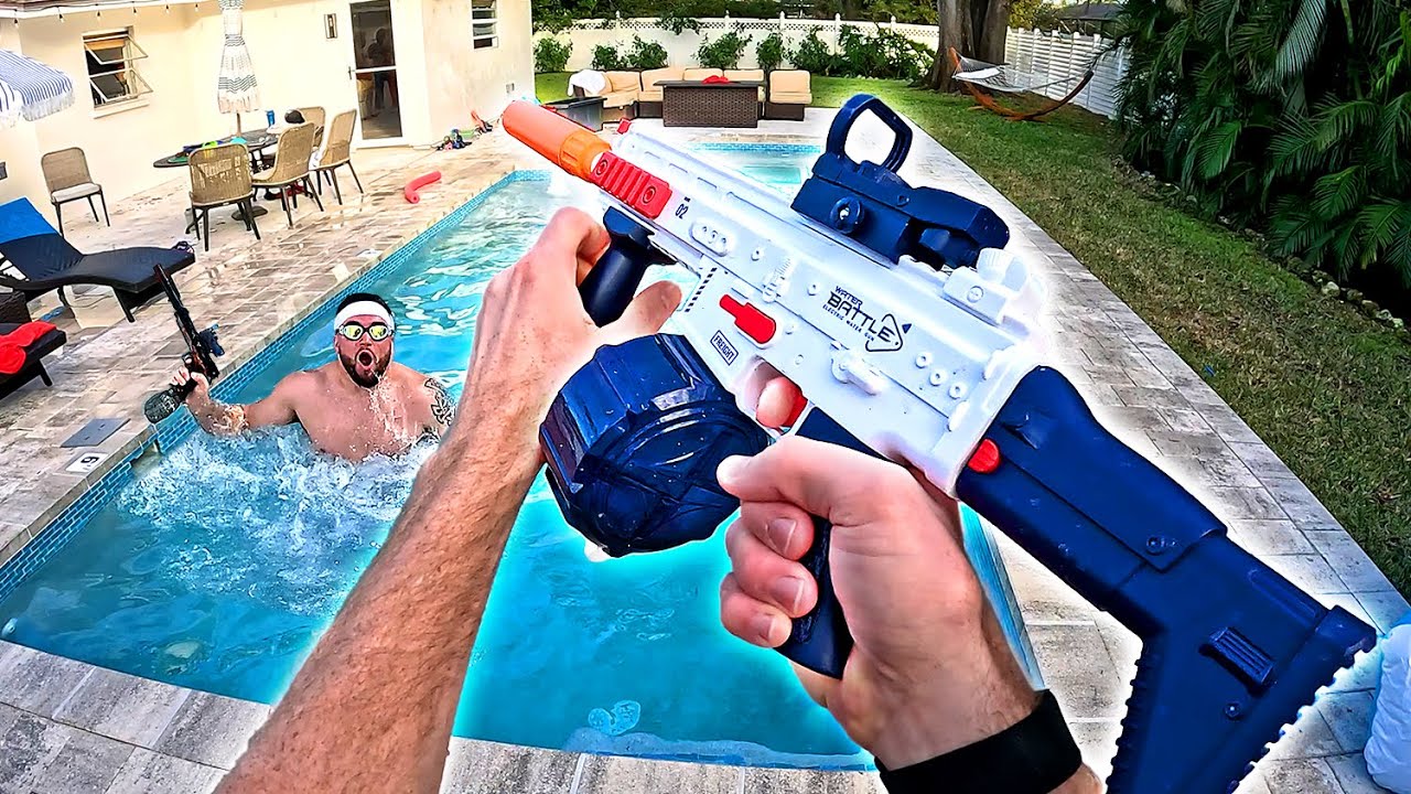 WATER GUNS for NERF GUN GAME SUPER SOAKER 13.0!