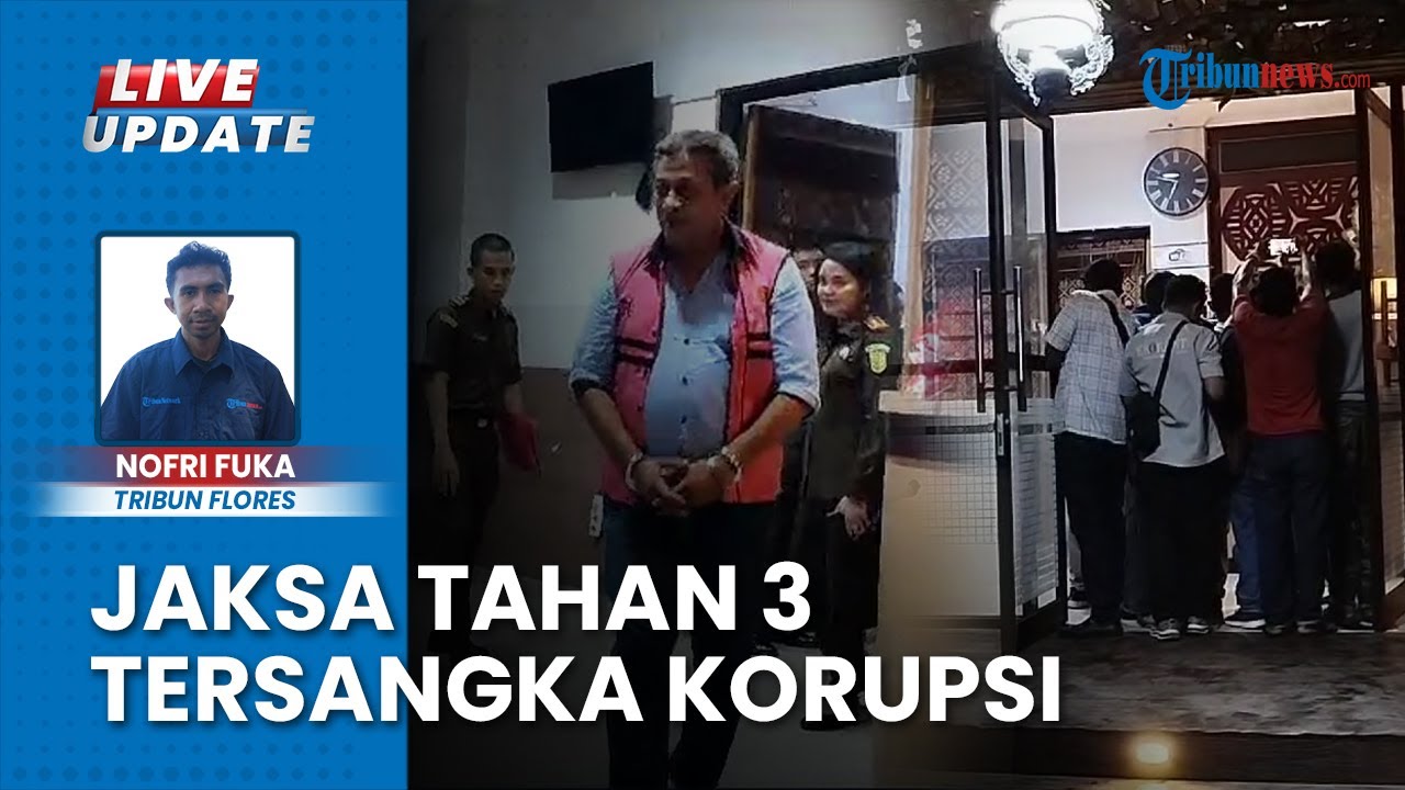 3 Tersangka Korupsi Proyek Jaringan Air Bersih IKK Nelle Ditahan Kejari Sikka saat Hari Hakordia
