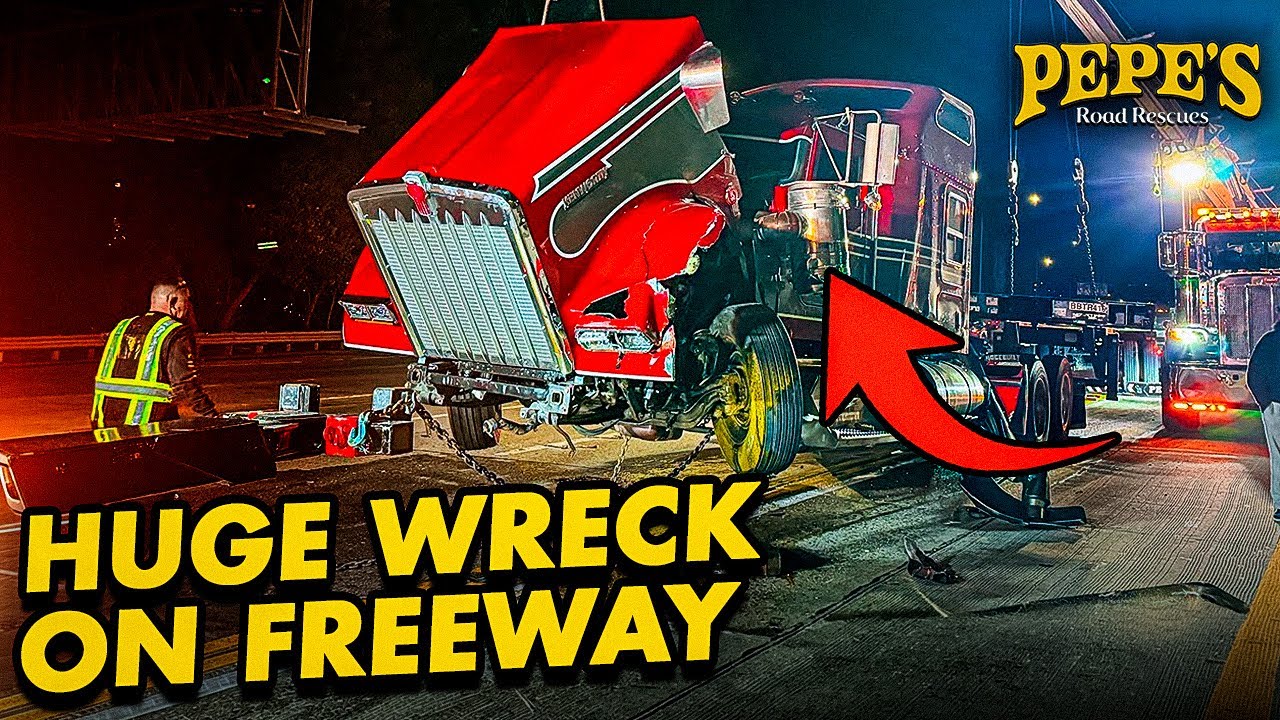 WILD HEAVY RECOVERIES Semi Chassis Breaks and Monster Dump Truck Lift