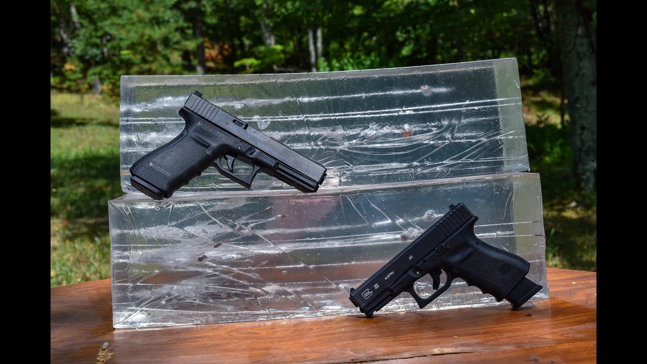 10mm vs 40 vs Ballistics gel (Hollow Points)