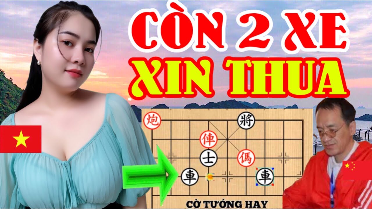 🔴Khủng Khiếp Ván Cờ Còn Đủ 2 Xe, Đại Sư TQ Xin Thua, Cả Thế Giới Sốc Nặng [Cờ Tướng Hay]