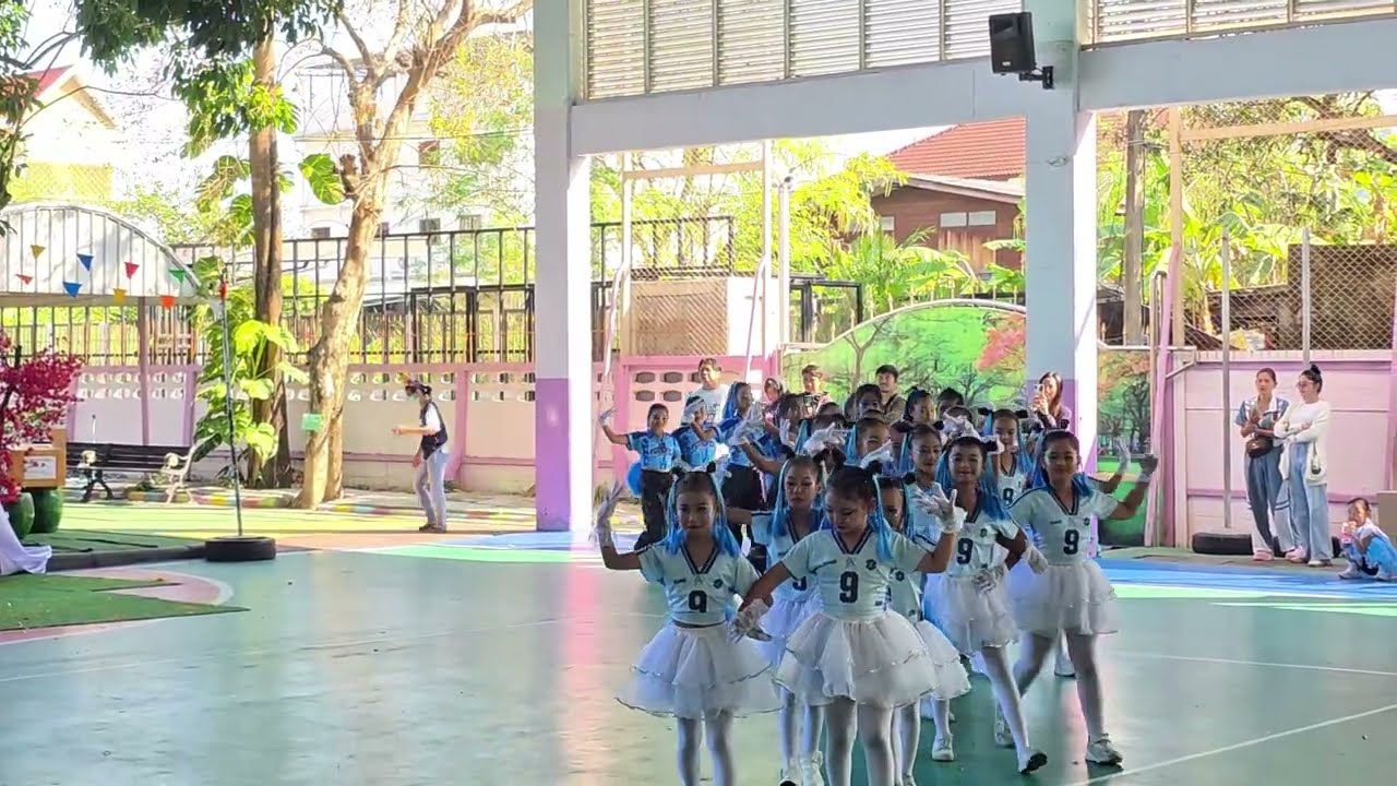 เชียร์หลีดเดอร์ สีฟ้า 🩵 กีฬาสีภายในโรงเรียนประภาสวิทยา 2568