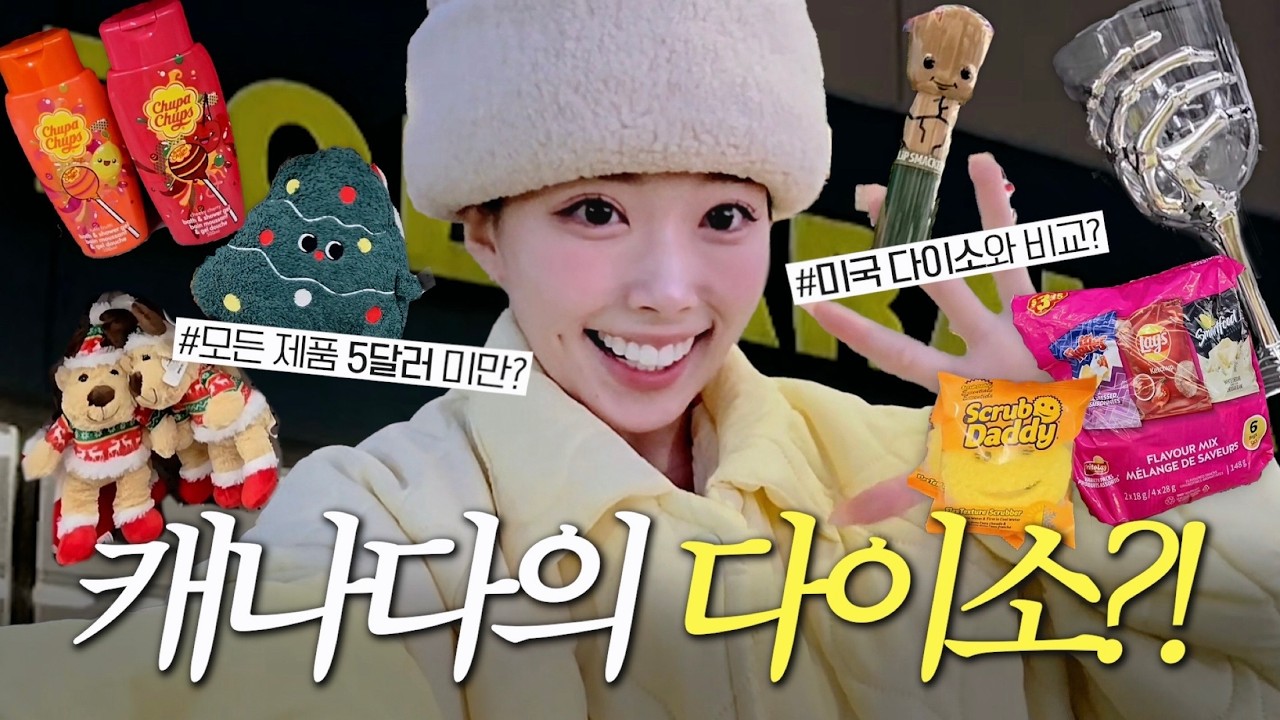 🇨🇦캐나다에도 다이소가..?! | 한국 vs 미국 다이소 비교✨ | 과연 살 만할까..?