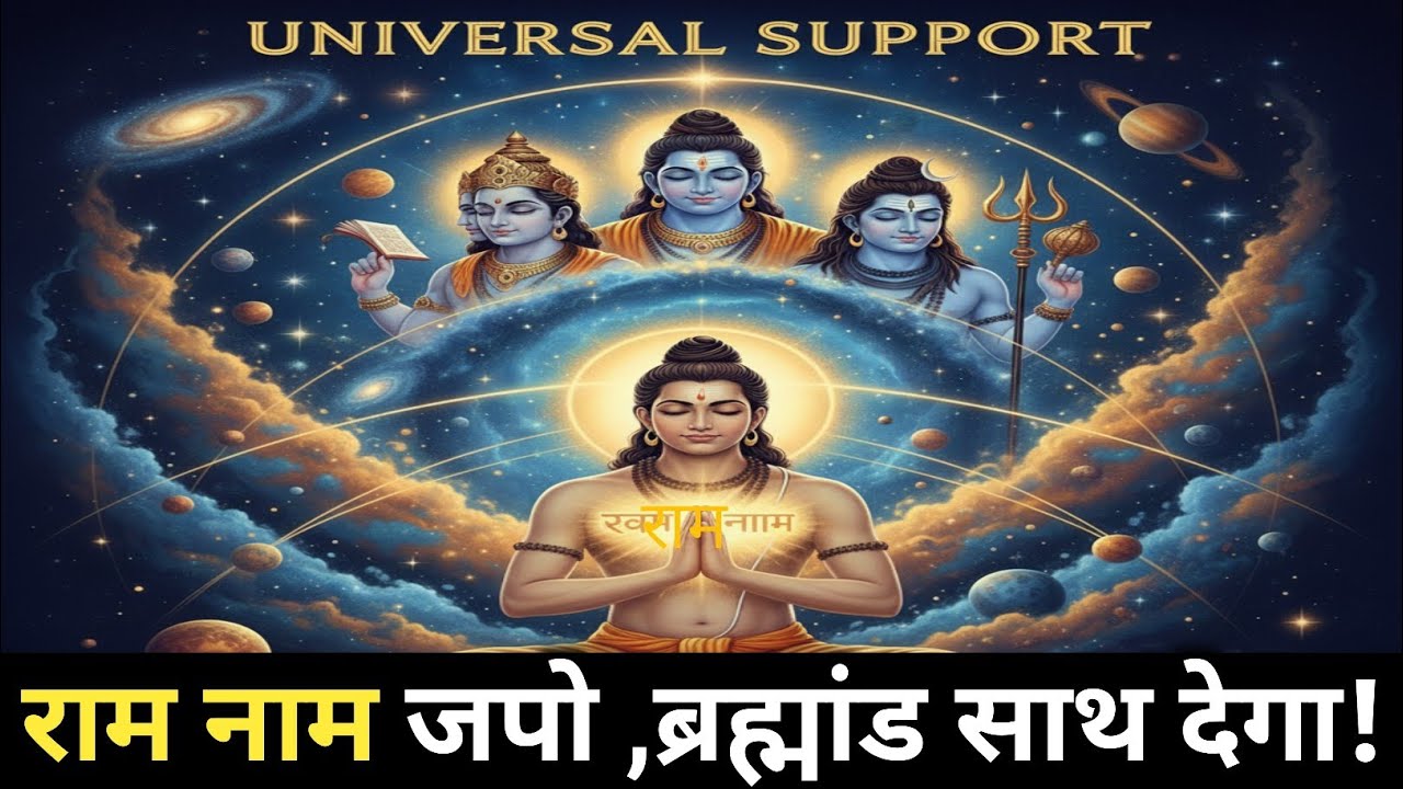 जो राम नाम का जप करता है,उसका साथ पूरा ब्रह्माण्ड देता है  || Sanatan universe ! 