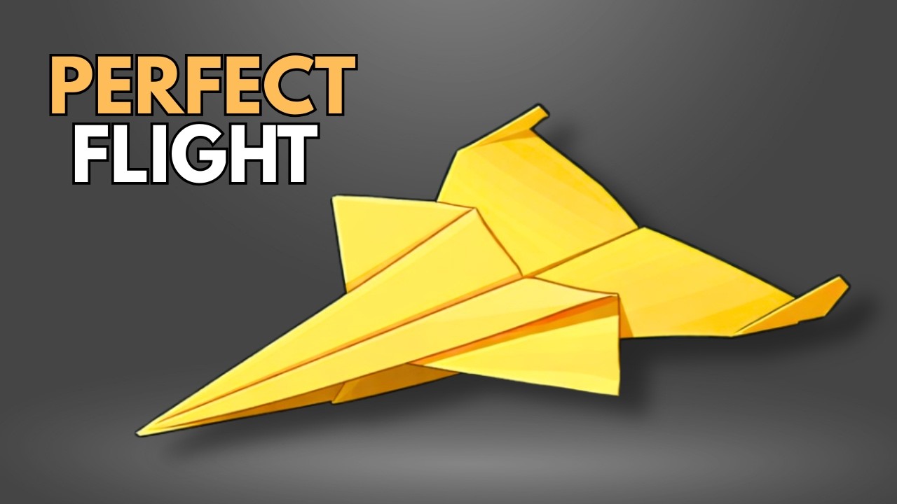 How to Make a Easy Paper Airplane Jet - Paper Fighter Plane Very Easy