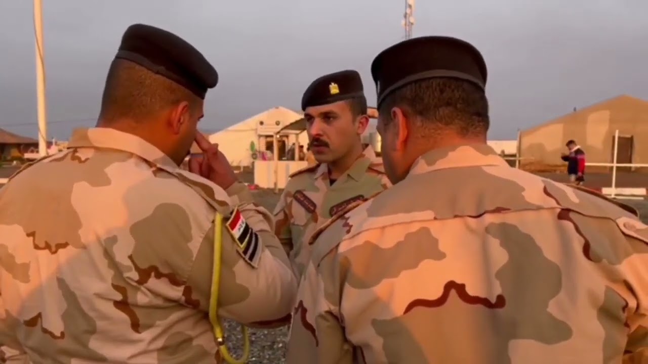 منتسبو فوج حراسة وحماية قاعدة القيارة الجوية يدلون باصواتهم الانتخابية