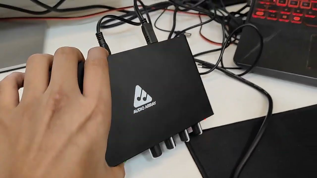 Audio Array AI-04 audio interface getting detected but not recording