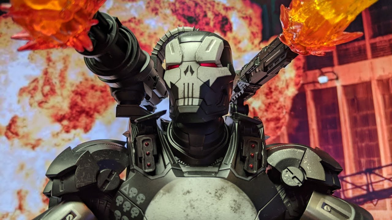 Punisher War Machine Unboxing and Review by Hot Toys. 1/6 Scale Figure Assembly and Build Tips.