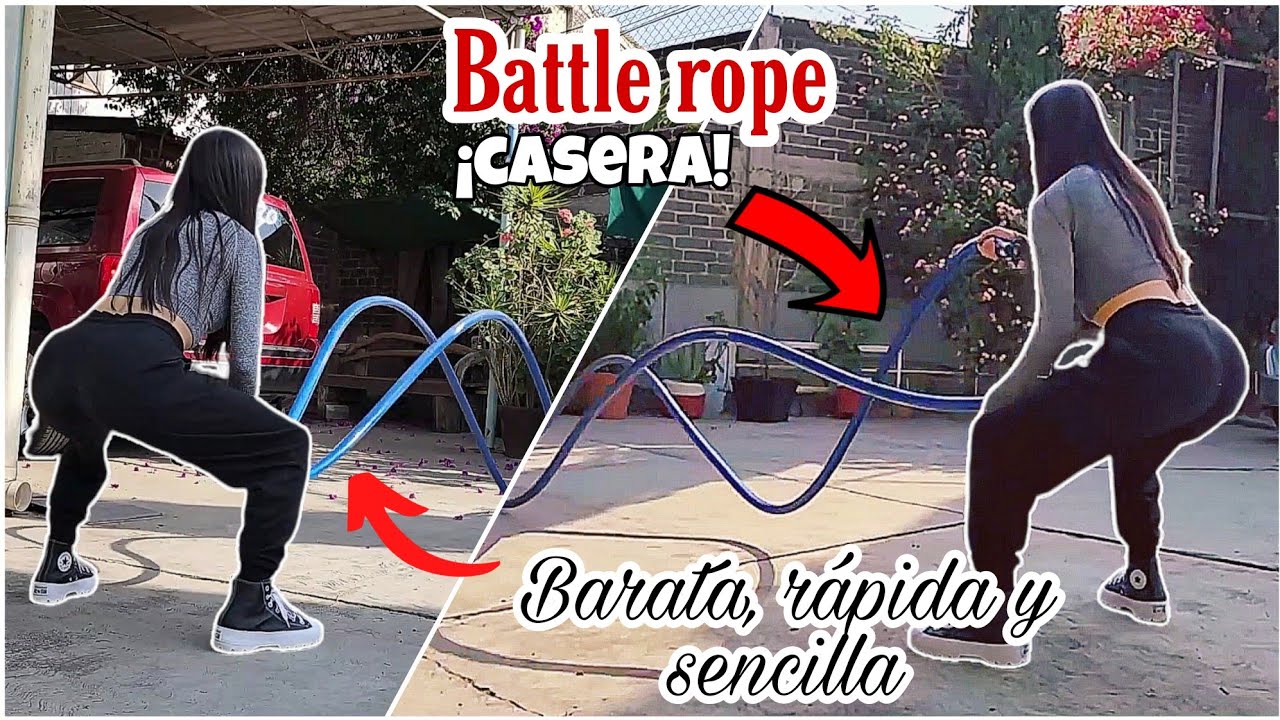 ¡Haz tu propia BATTLE ROPE CASERA! Barata y Sencilla