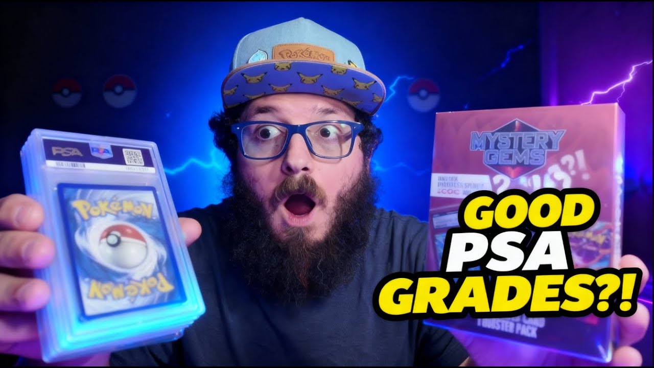 I Got My PSA Grades Back… BUT FIRST a Mystery Gem CGC Box 😳🔥