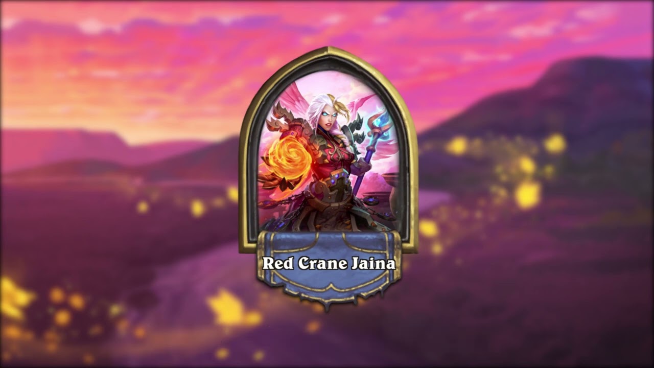 Hearthstone - Red Crane Jaina Mage Hero Voice Lines