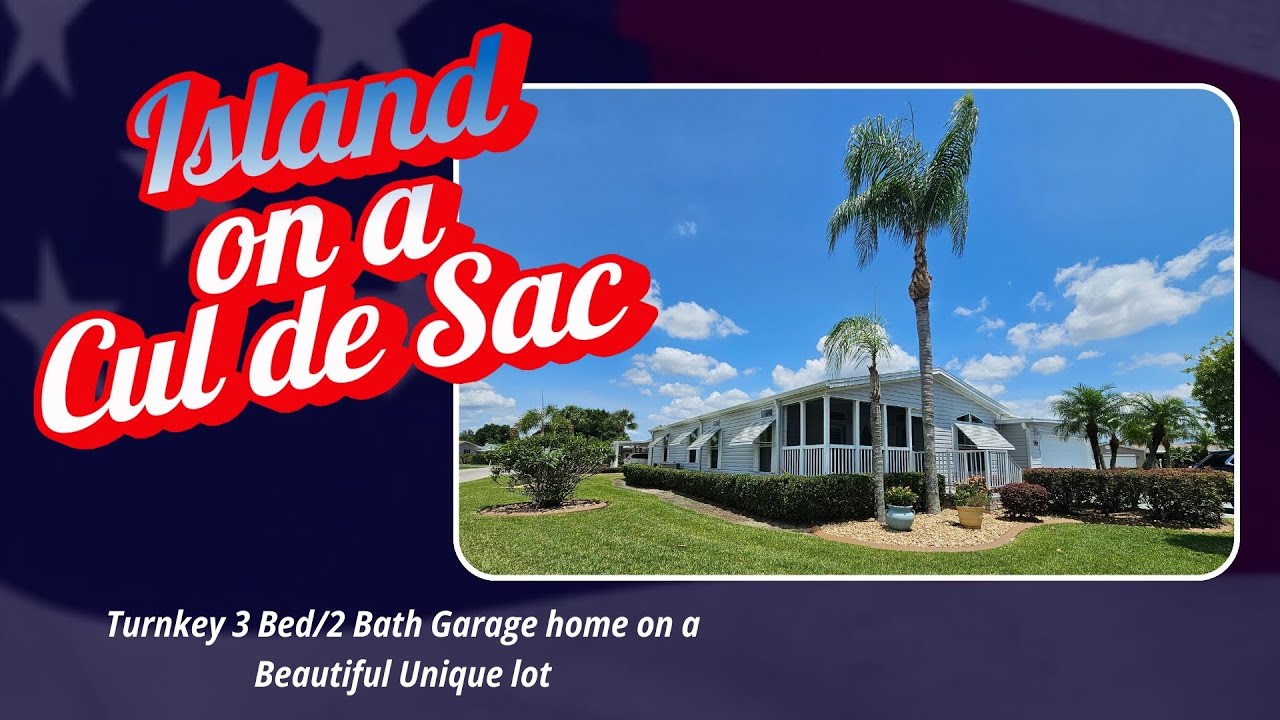 ISLAND ON A CUL DE SAC! Manufactured home for sale 3641 Broken Arrow, Sebring , FL , 33872