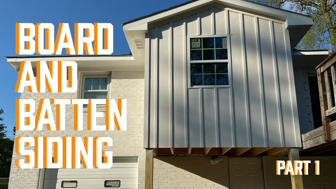 DIY Board and Batten Siding
