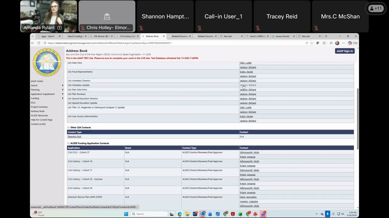 Cohort 27 eGAP Application Training 2-18-26