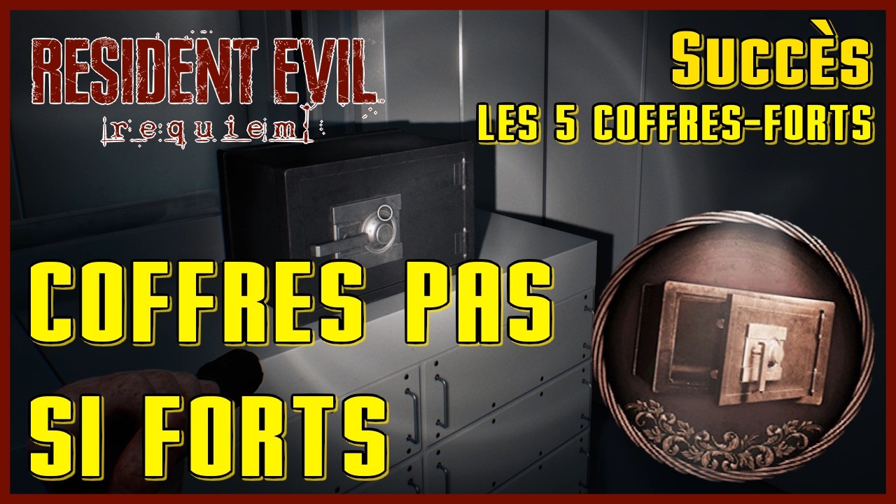 Emplacements et codes des coffres-forts et malette - Succ&egrave;s Resident Evil Requiem - RE 9