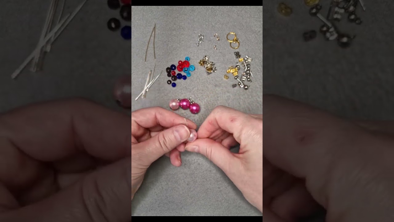 Glass Bead Earrings Tutorial | Episode 1 | Easy DIY Jewelry