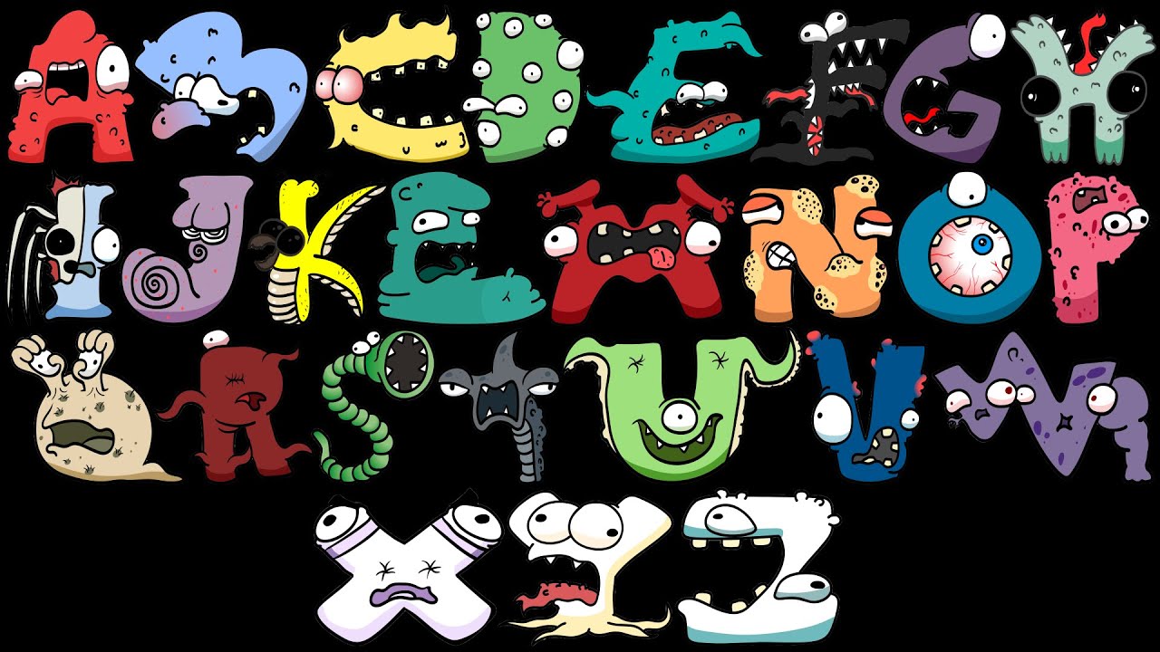 Alphabet Reverse toy (All Letter.. FROM O) BUT THEY ALL FREAKS