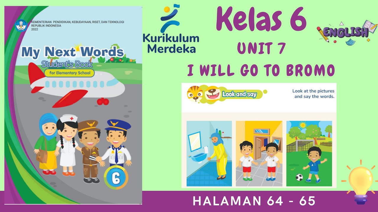 Kurikulum Merdeka Kelas 6 Bahasa Inggris | Unit 7 | Halaman 64 - 65