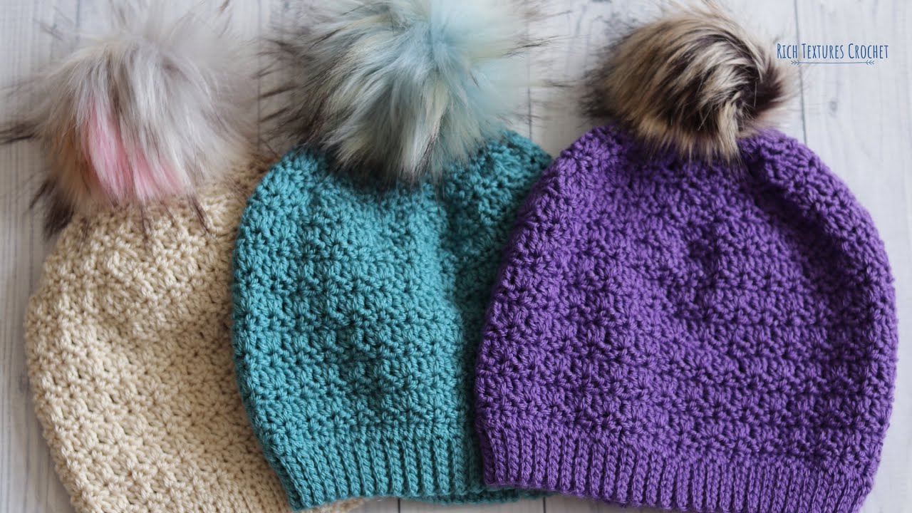 Primrose Beanie Crochet Pattern | How to Crochet