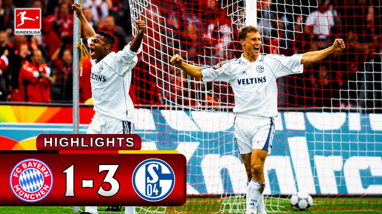 Bayern Monachium - Schalke 04 | Ebbe Sand prowadzi S04 na szczyt tabeli | Klasyk Bundesligi 2001