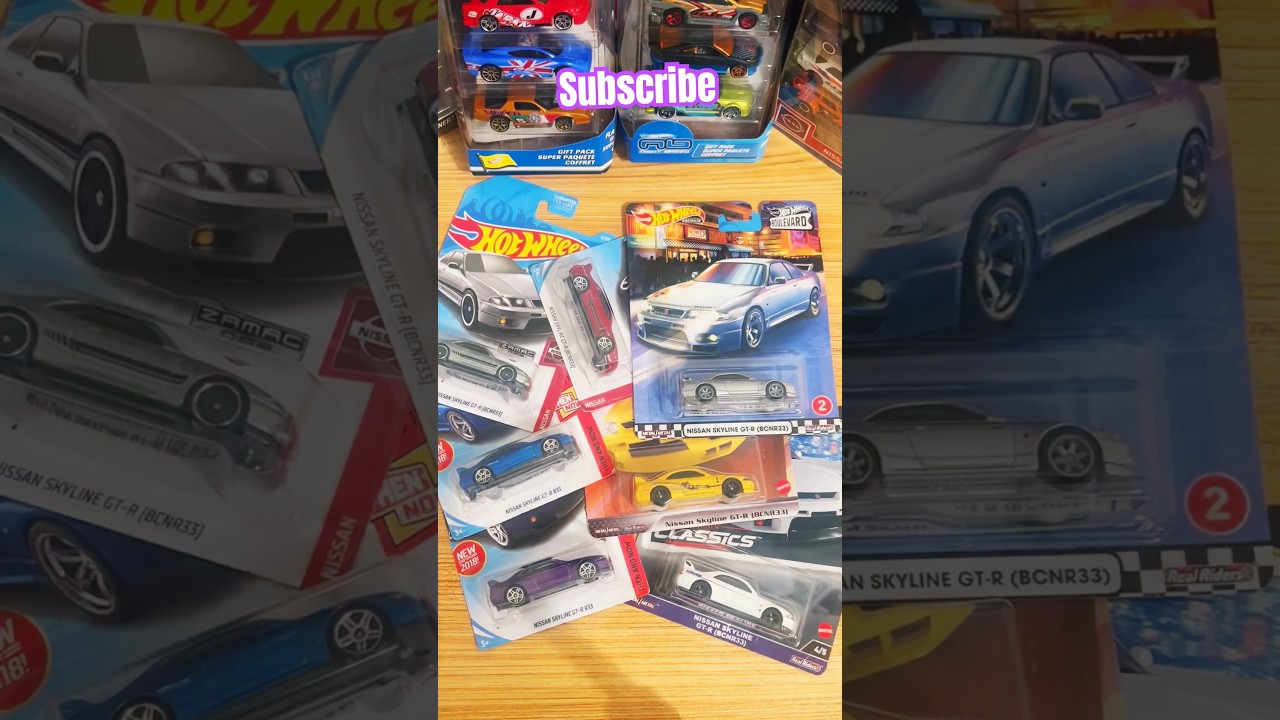 Hot Wheels Nissan Skyline R33 #HotWheels #GTR #Jdm #R33 #R34 #R35 #R32 #nissan #review #toys #review