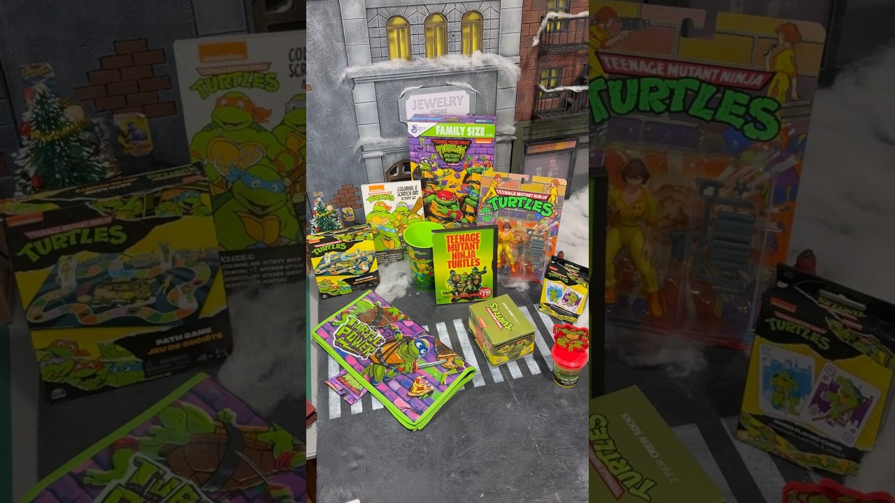 I won a Toy Photography Christmas contest and this is what I got! 🙂 #tmnt #actionfigures