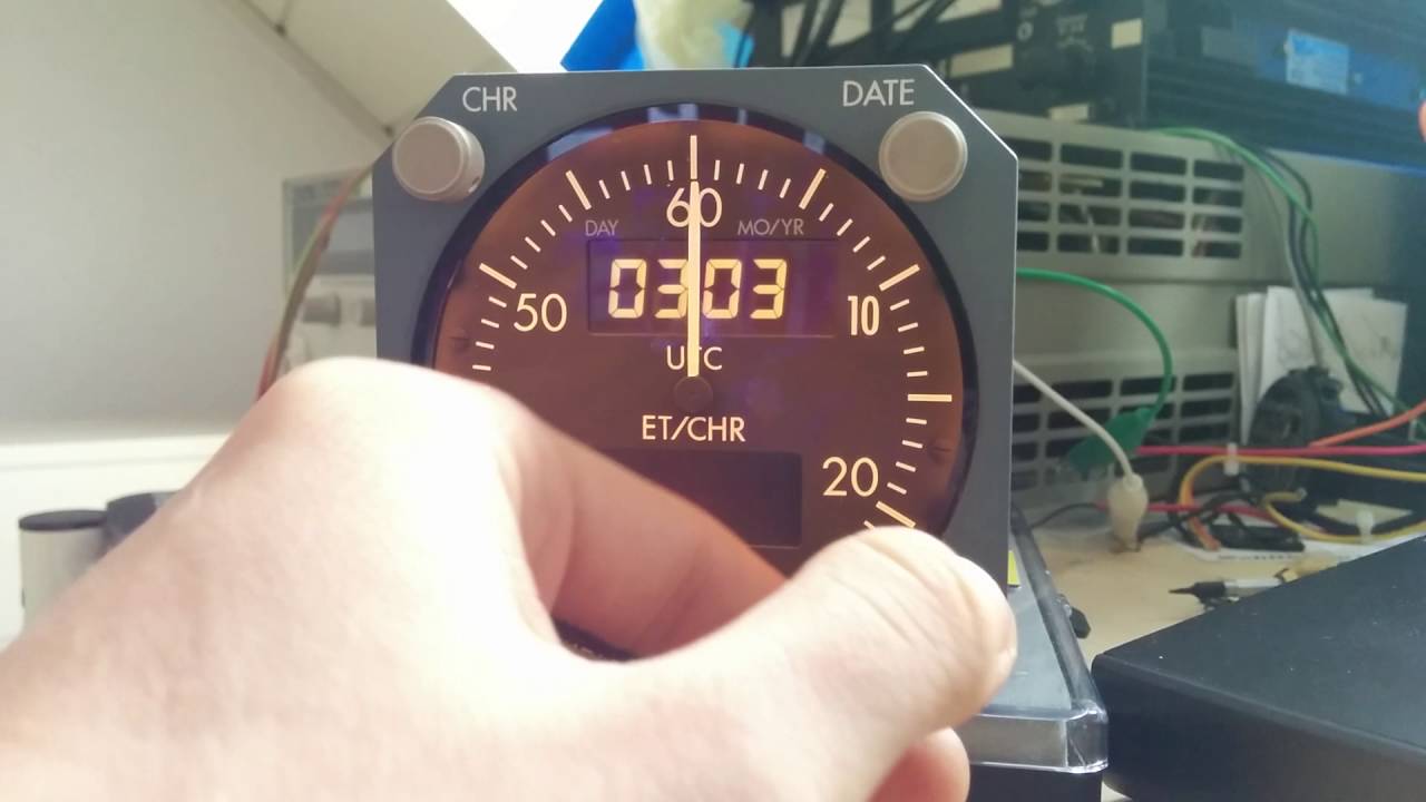 Airbus A320 Digital Chronometer - Avionics - Flight Instrument - Chronograph - Boeing 737