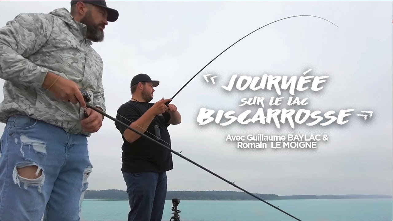 Pêche sur le lac de Biscarosse avec Guillaume et Romain