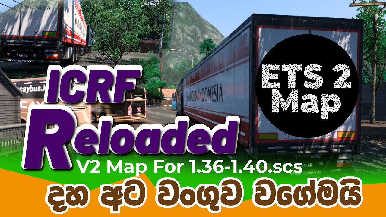 euro truck map sinhala  srilanka same map 1.36|140