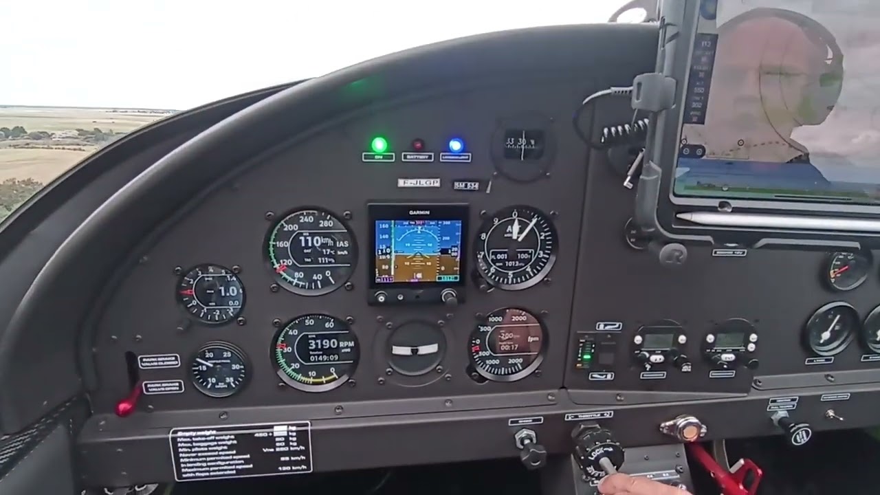 Vol d'essai Dova Dv-1 Skylark (atterrissage)