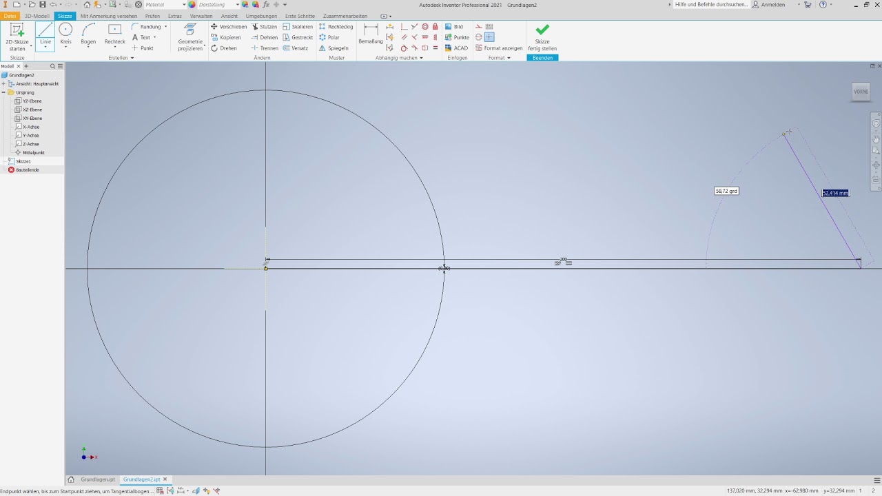 1.2. Grundlagen (Autodesk Inventor 2021)