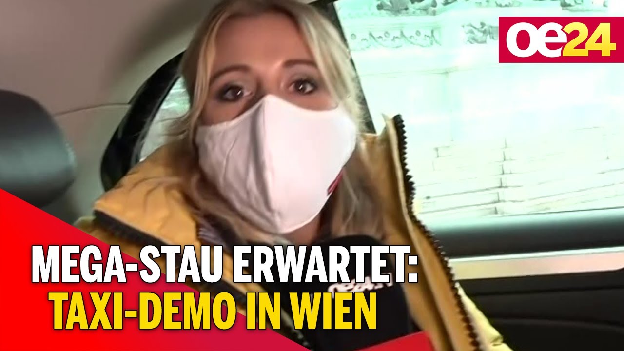 Mega-Stau erwartet: Taxi-Demo in Wien