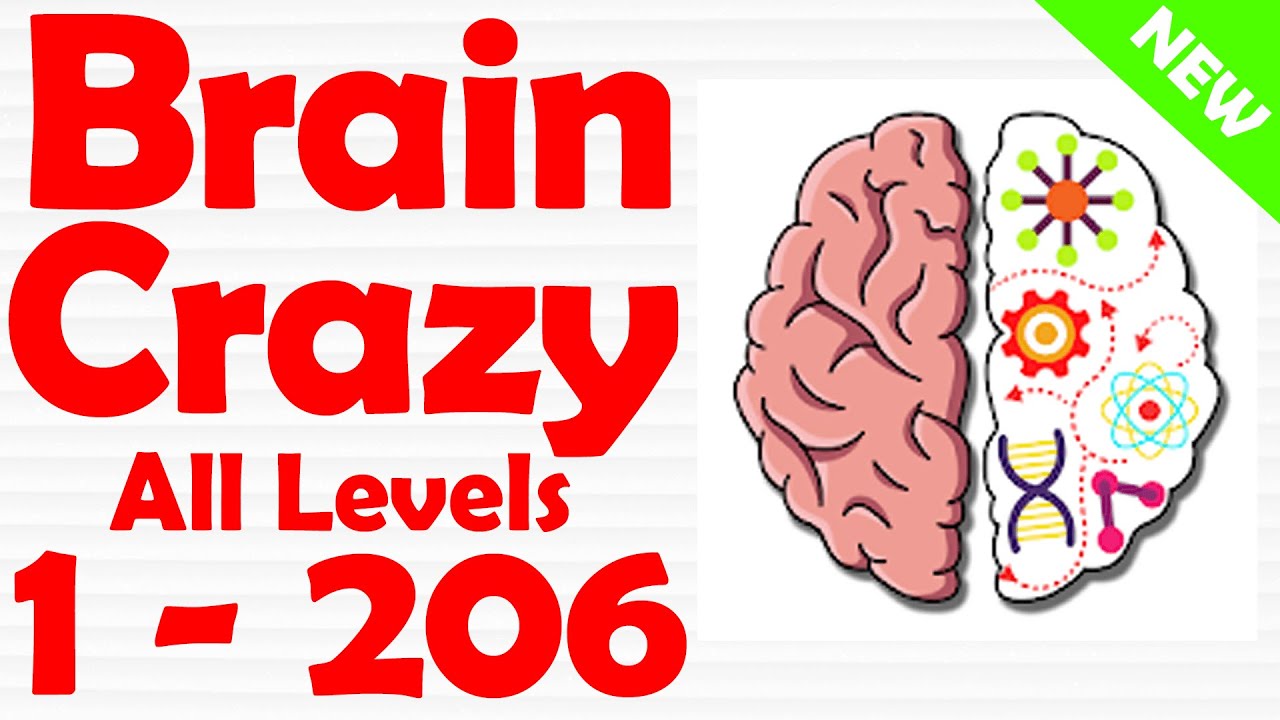 Brain Crazy IQ Challenge Puzzle [ All Levels 1-206 ] Gameplay Solution